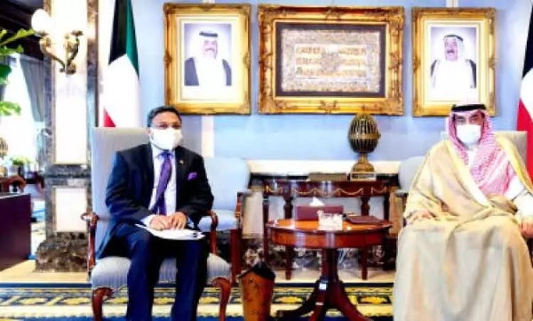 Indian ambassador visit kuwait primeminister 